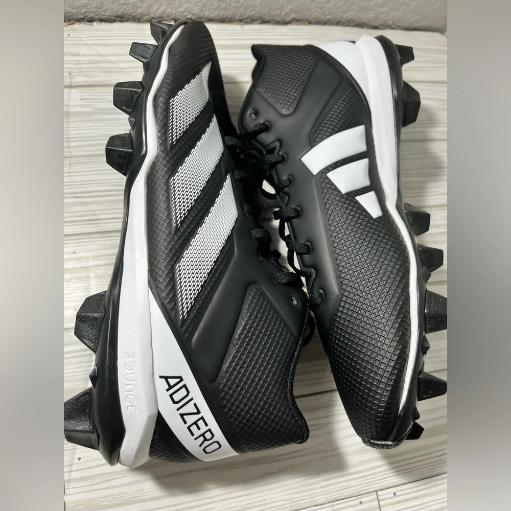 Adidas‎ Adizero impact .2 molded rubber men’s football cleats IF5102 black 11.5